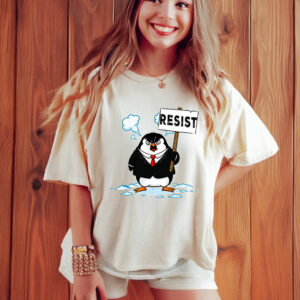 Flippers Up, Stand With Penguins T-Shirt