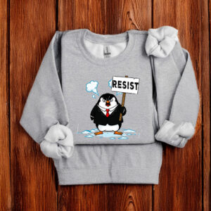 Flippers Up, Stand With Penguins T-Shirt