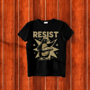 Penguin Resist, Resist Flippers Up T-Shirt