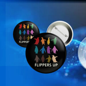 Penguins Against, Flippers Up Button