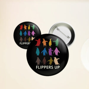 Penguins Against, Flippers Up Button