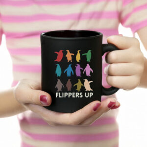Penguins Against, Flippers Up Mug