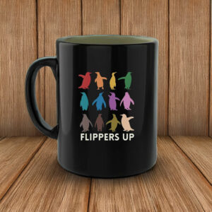 Penguins Against, Flippers Up Mug