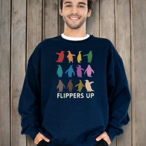 Penguins Against, Flippers Up T-Shirt