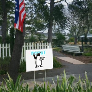 RESIST Penguin Yard Signs