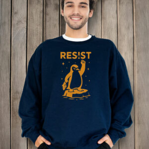 Resist Penguin Racerback, Funny Anti Trump 2025 T-Shirt