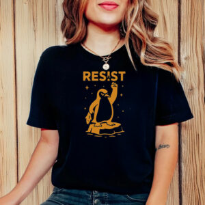 Resist Penguin Racerback, Funny Anti Trump 2025 T-Shirt