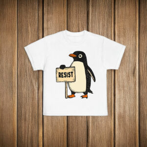 Resist Penguins Against Tariffs 2025 T-Shirt